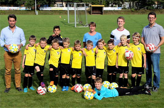 Die U9 Fußballmannschaft des TSV Neuenkirchen